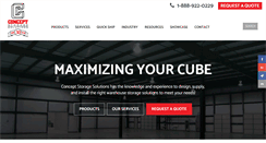 Desktop Screenshot of conceptstorage.com